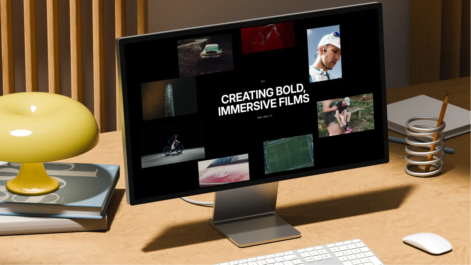 Commuter website shown on a desktop monitor